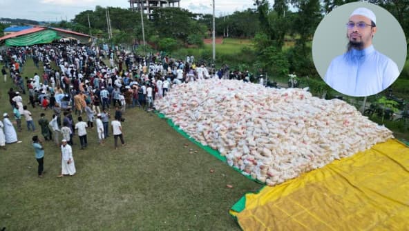  ত্রাণ-পুনর্বাসনের হিসাব দিলেন শায়খ আহমাদুল্লাহ